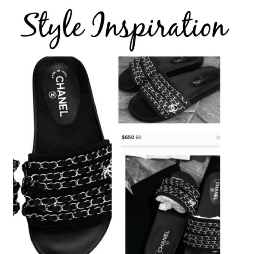 🌟🌟Barney’s ❤️New York Moto Cool Edgy Slides (8) - Picture 2 of 9